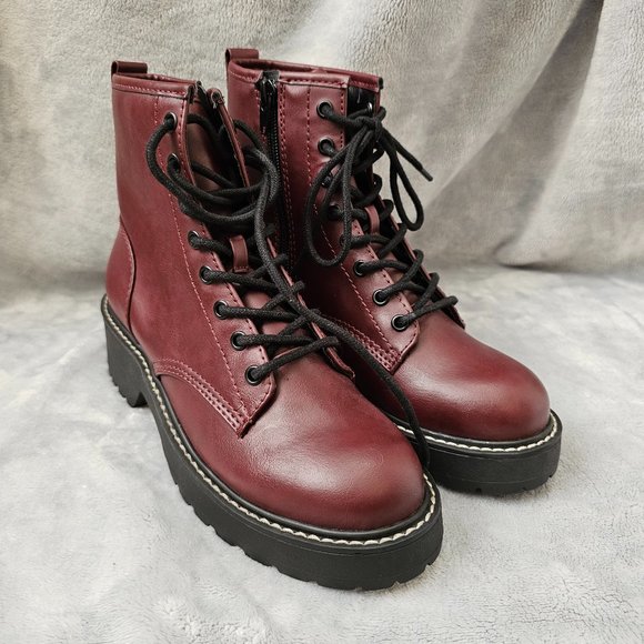 New Madden Girl Women's Wine Boot Size 6M - Picture 1 of 6